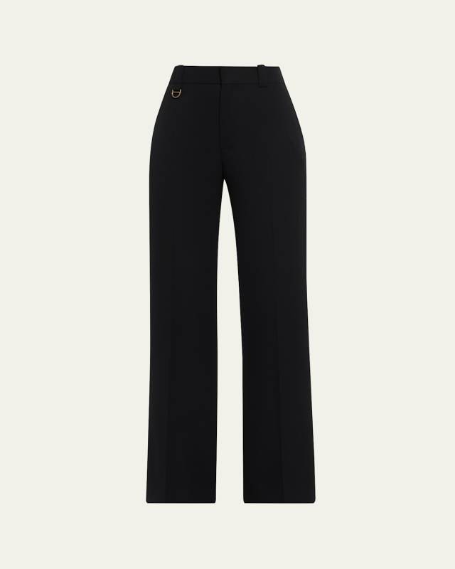 Tailored Stretch Wool Trousers
